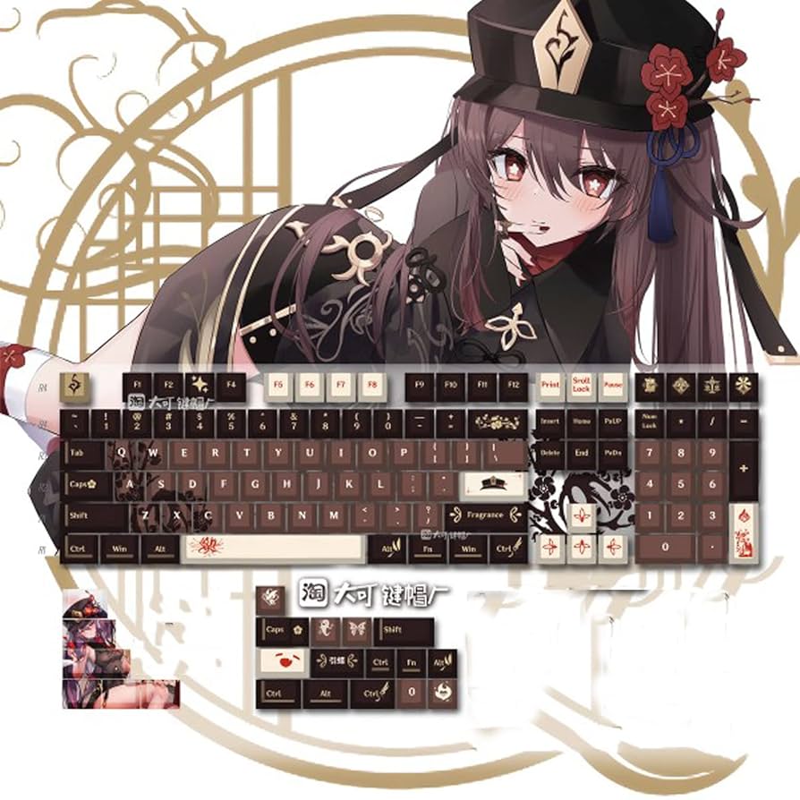 Amazon.co.jp: 原神グッズ PBT キーキャップ メカニカルキー